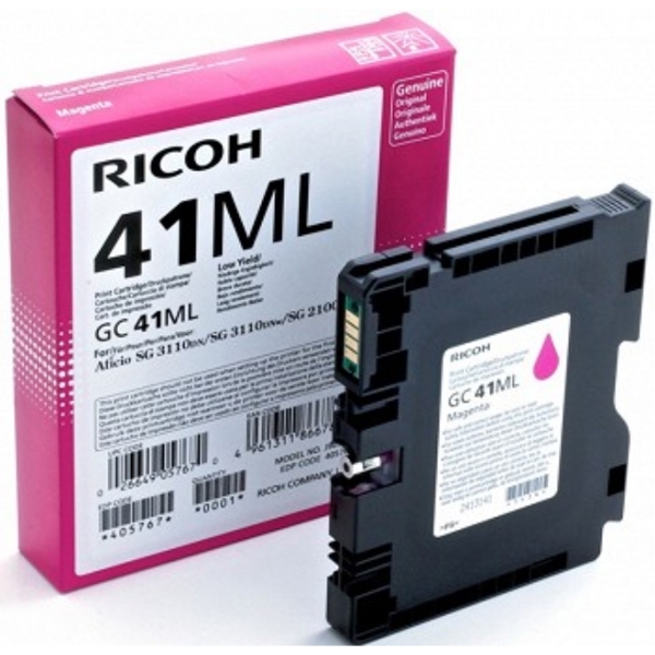 კარტრიჯი RICOH GC 41M 405763 MAGENTA 