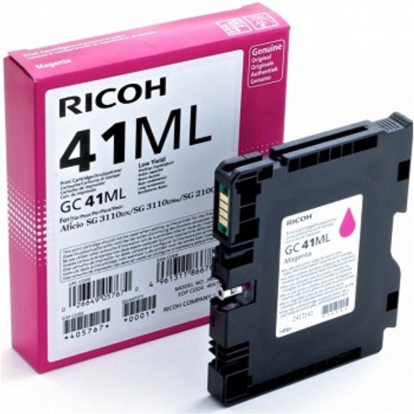 კარტრიჯი RICOH GC 41ML 405767 MAGENTA 