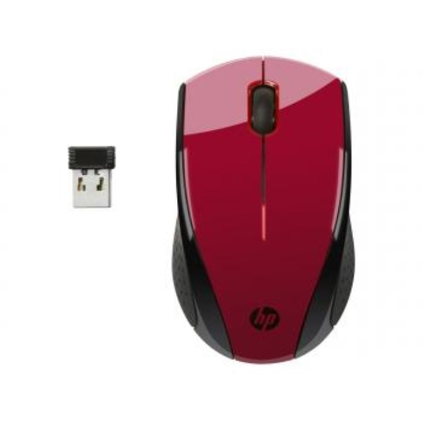 მაუსი HP X3000 Wireless Mouse Red N4G65AA