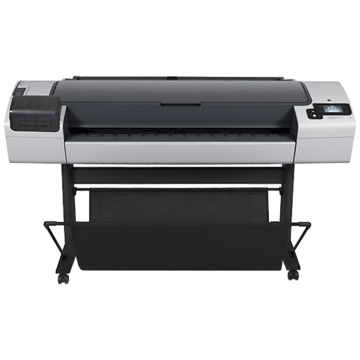 პრინტერი  HP DesignJet T795, 44" ePrinter (6-color, 16 GB (virtual), 2400x1200 (color), 103 A1 prints per hour; up to 25.6 m?/hr in draft, HP-GL/2, HP-RTL, TIFF, JPEG, CALS G4, HP PCL 3 GUI, Sheet feed; roll feed; input tray; media bin; automatic cutter, Weight 60