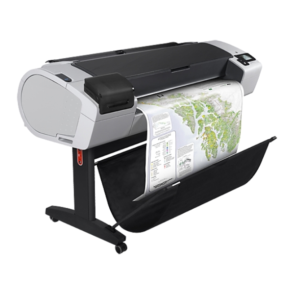 პრინტერი  HP DesignJet T795, 44" ePrinter (6-color, 16 GB (virtual), 2400x1200 (color), 103 A1 prints per hour; up to 25.6 m?/hr in draft, HP-GL/2, HP-RTL, TIFF, JPEG, CALS G4, HP PCL 3 GUI, Sheet feed; roll feed; input tray; media bin; automatic cutter, Weight 60