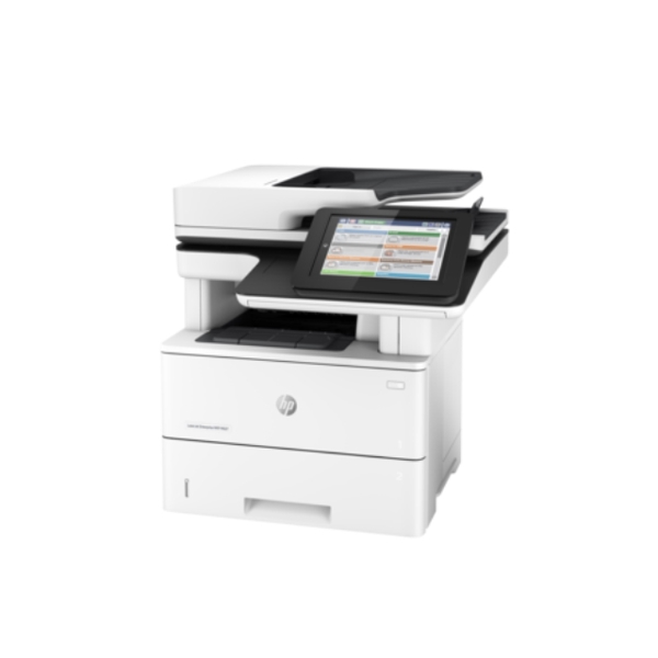 პრინტერი  HP LaserJet Ent MFP M527dn Printer. 43ppm A4/45ppm letter mono multi-fun prnt copy Fax duplexer HIP 8 TS 16GB SSD 100sheet bypass tray 550-sheet paper tray front USB