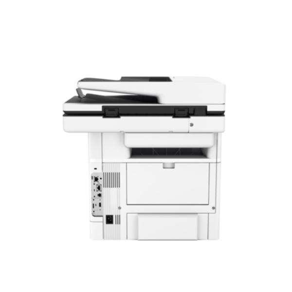 პრინტერი  HP LaserJet Ent MFP M527dn Printer. 43ppm A4/45ppm letter mono multi-fun prnt copy Fax duplexer HIP 8 TS 16GB SSD 100sheet bypass tray 550-sheet paper tray front USB