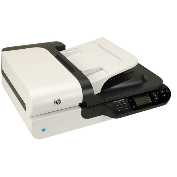 სკანერი  HP Scanjet N6350 Networked Document Flatbed Scanner (format: A4, 2400dpi, 48-bit; Duplex Scanning; 15ppm; transparent materials adapter (scanning 35 mm negatives and slides) with Network, ADF)