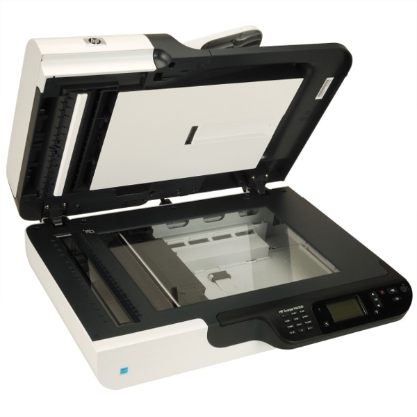 სკანერი  HP Scanjet N6350 Networked Document Flatbed Scanner (format: A4, 2400dpi, 48-bit; Duplex Scanning; 15ppm; transparent materials adapter (scanning 35 mm negatives and slides) with Network, ADF)