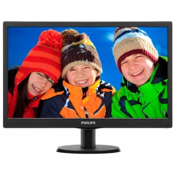 მონიტორი  PHILIPS V-Line, 18.5" HD LED monitor; Aspect Ratio 16:9, Brightness 200cd/m, Smart Contrast 10.000.000:1, Response Time 5ms, Resolution 1366x768, Viewing Angle 90/65,Signal Input VGA, Black Hairline texture, Warranty 2 Years