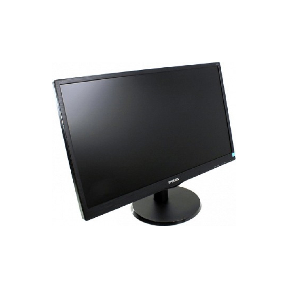 მონიტორი  PHILIPS V-Line 23,6" Full HD LED monitor; Aspect Ratio 16:9, Brightness 250cd/m, Smart Contrast 10 000 000:1, Response Time 5ms, Resolution 1920/1080, Viewing Angle 170/160, Signal Input VGA / DVI-D, Hairline Black, Warranty 2 Years