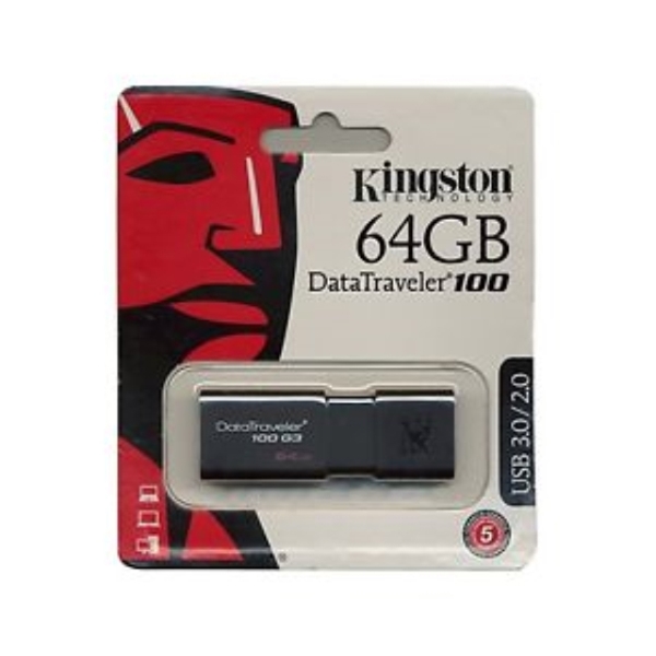 USB ფლეშ მეხსიერება  64GB  DT100G3  64GB DATATRAVELER USB 3.0