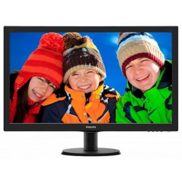 მონიტორი  PHILIPS V-Line, 27" Full HD LED monitor; Aspect Ratio 16:9, Brightness 300cd/m, Smart Contrast 10.000.000:1, Response Time 5ms, Resolution 1920/1080, Viewing Angle 170/160, Signal Input VGA/DVI/HDMI, Built-in Audio, Hairline Black, Warranty 2 Years