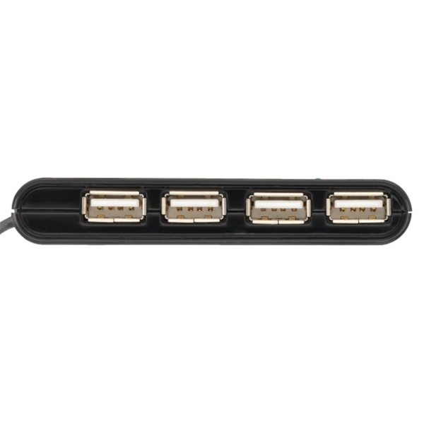 USB ჰაბი TRUST Vecco 4 Port USB 2.0 Mini Hub - Black