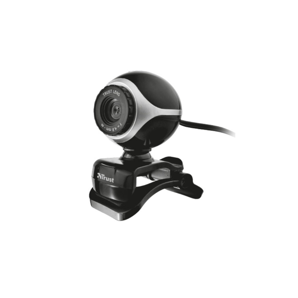 ვებკამერა TRUST Exis Chatpack (Chat pack including webcam and headset with microphone ) - Black