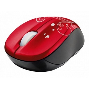 მაუსი TRUST Vivy Wireless Mini Mouse - Red