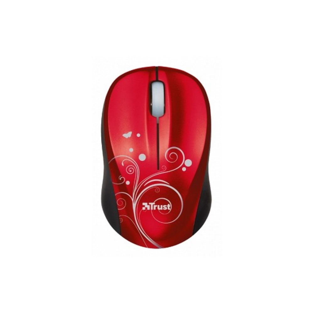 მაუსი TRUST Vivy Wireless Mini Mouse - Red