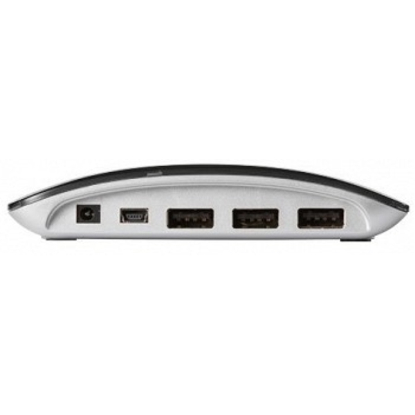 USB ჰაბი TRUST Curve 7 Port USB 2.0 Hub