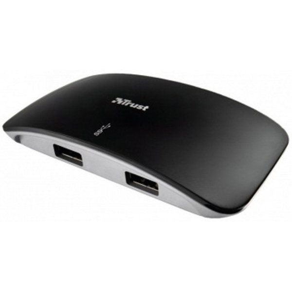 USB  ჰაბი TRUST Curve 4 Port USB 3.0 & 2.0 Hub