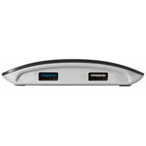 USB  ჰაბი TRUST Curve 4 Port USB 3.0 & 2.0 Hub