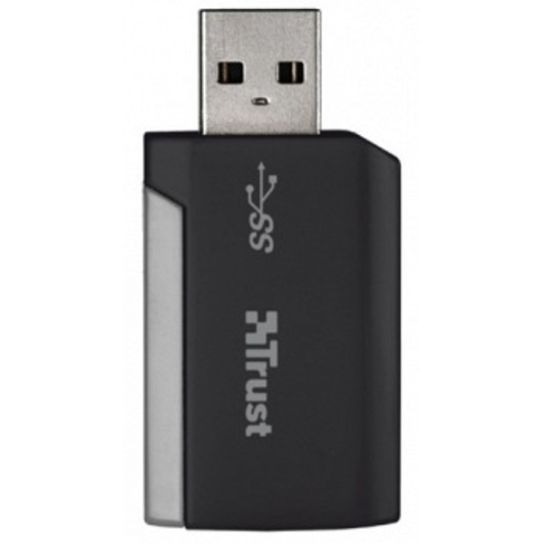 მეხსიერების ბარათის წამკითხველი TRUST SuperSpeed USB 3.0 SD & Micro-SD Card Reader   