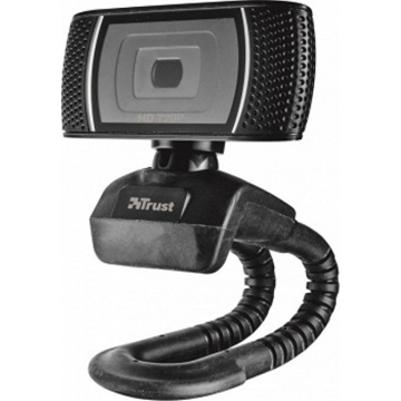 ვებკამერა TRUST HD 720p video webcam with photo button, for MSN/Live Messenger, Skype and YouTube