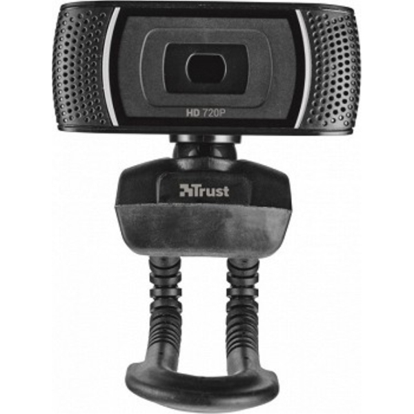 ვებკამერა TRUST HD 720p video webcam with photo button, for MSN/Live Messenger, Skype and YouTube