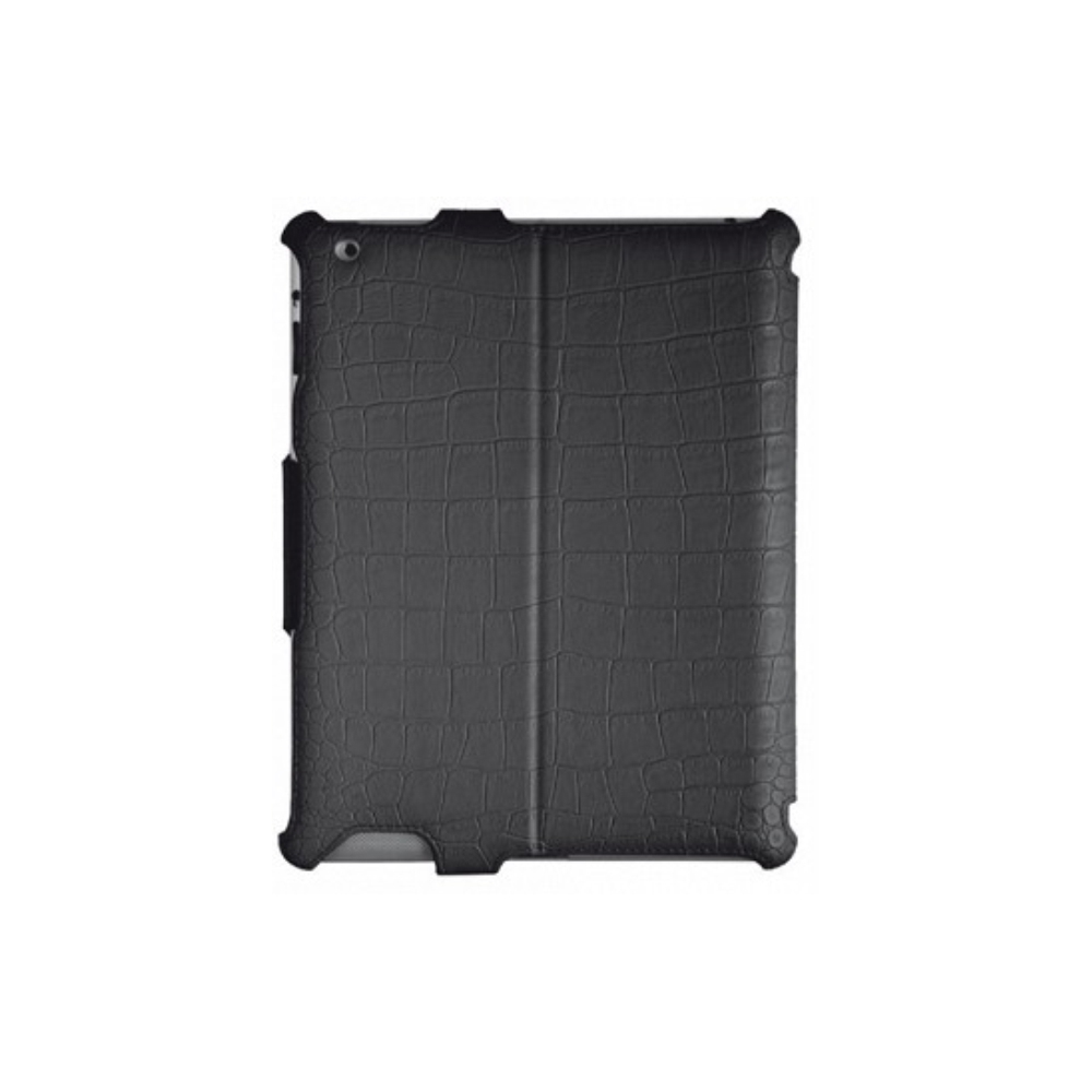 TRUST Hardcover skin & folio stand for iPad – croc black