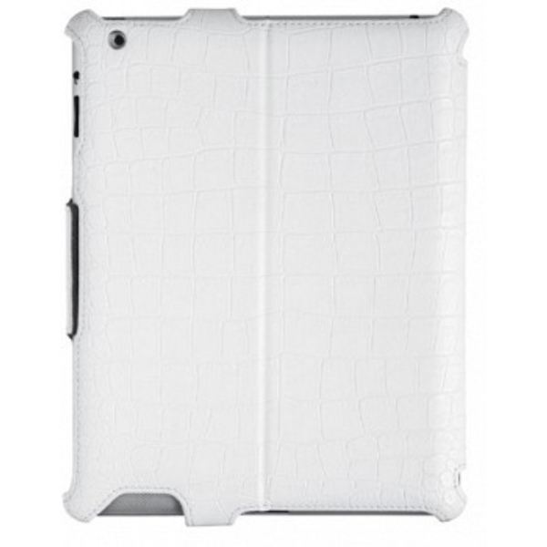 ტაბლეტის ქეისი  TRUST Hardcover skin & folio stand for iPad Mini - croc white