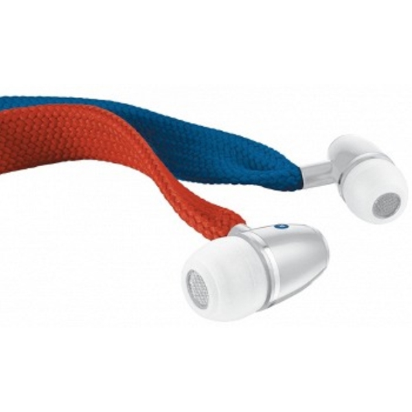 ყურსასმენი  TRUST Shoelace style in-ear headset for tablet and smartphone, with inline microphone