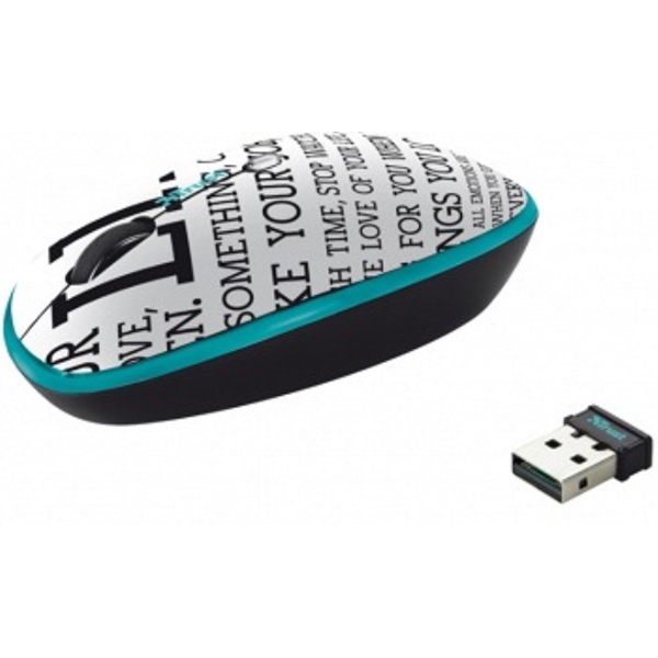 მაუსი  TRUST Yvi Wireless Mouse - flower