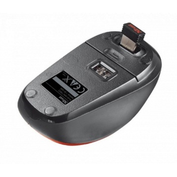 მაუსი  TRUST Yvi Wireless Mouse - red