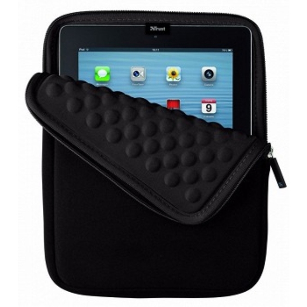 ტაბლეტის ქეისი  TRUST Anti-shock Bubble Sleeve for 10'' tablets - black