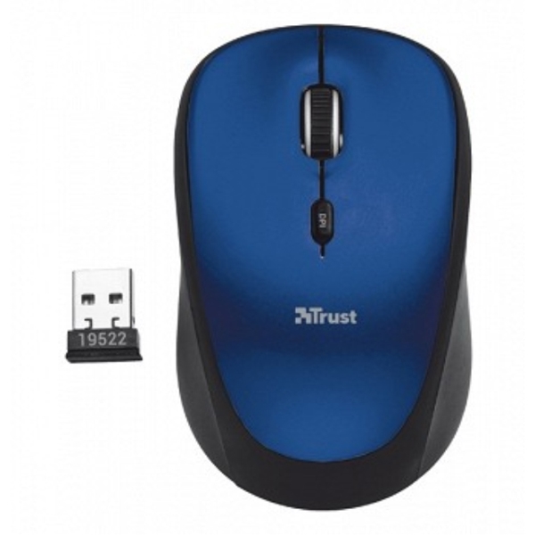 მაუსი TRUST 19663 Yvi Wireless Mouse Flower Blue