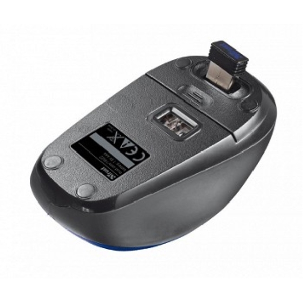 მაუსი TRUST 19663 Yvi Wireless Mouse Flower Blue