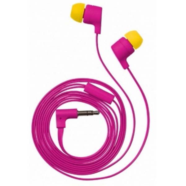 ყურსასმენი TRUST Flash Reflecting In-ear Headphone - magenta