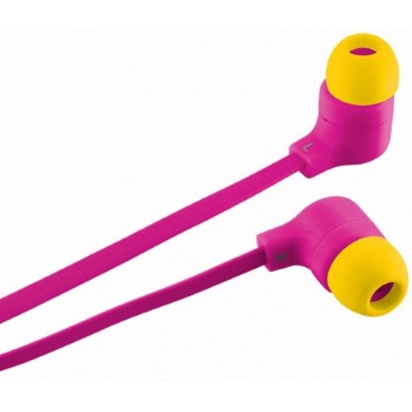 ყურსასმენი TRUST Flash Reflecting In-ear Headphone - magenta