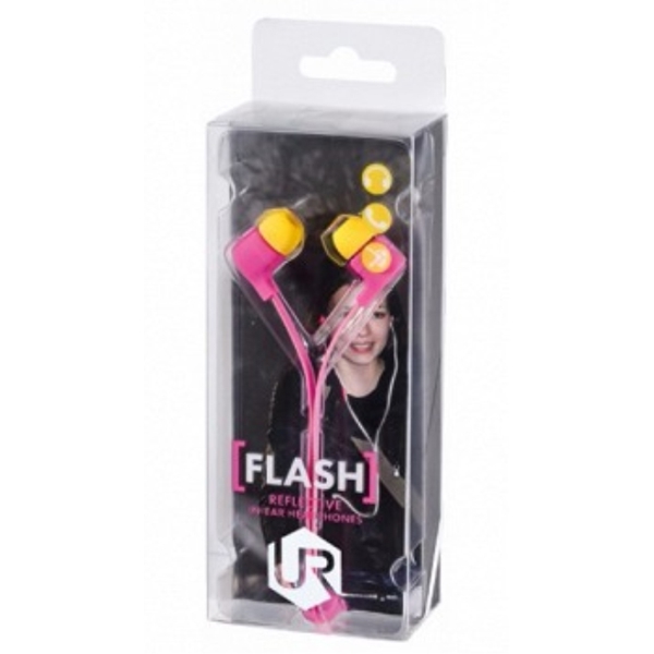 ყურსასმენი TRUST Flash Reflecting In-ear Headphone - magenta