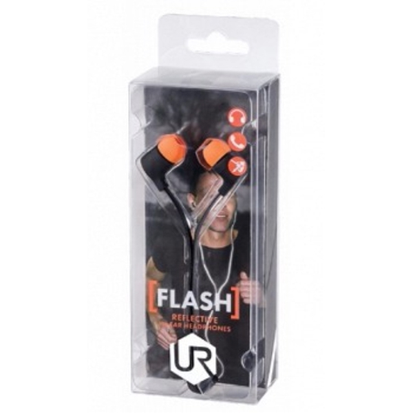 ყურსასმენი  TRUST Flash Reflecting In-ear Headphone - black