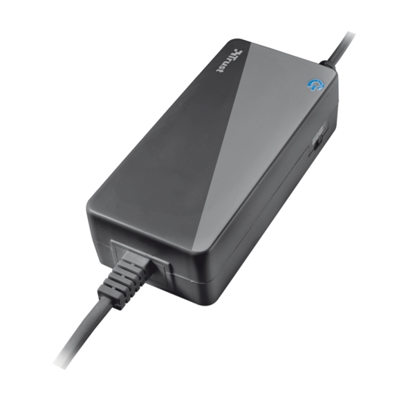 ნოუთბუქის დამტენი  TRUST 65W LAPTOP CHARGER FOR CHROMEBOOK - BLACK