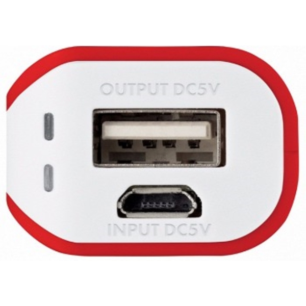 პორტატული დამტენი TRUST PowerBank 2200 - red