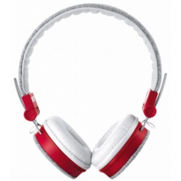 ყურსასმენი TRUST Fyber Headphone - grey/red