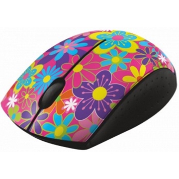 მაუსი  TRUST Ovy Wireless Micro Mouse - Flower Power