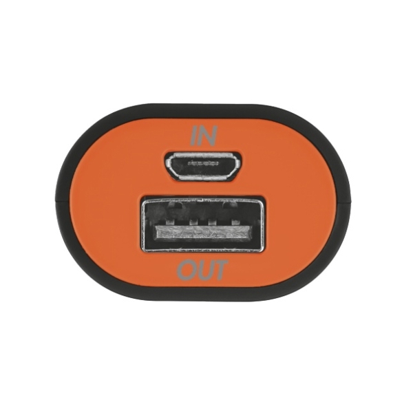 უწყვეტი კვების წყარო  TRUST CINCO POWERBANK 2600 PORTABLE CHARGER - BLACK/ORANGE