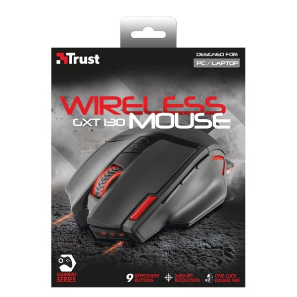 მაუსი  TRUST GXT130 WLESS GAMING MOUSE