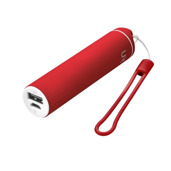 პორტატული დამტენი  TRUST STILO POWERSTICK PORTABLE CHARGER 2600 - RED