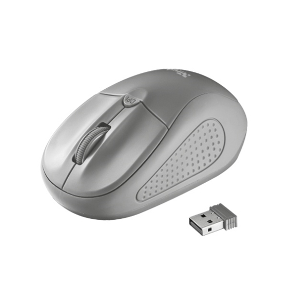 მაუსი  TRUST PRIMO WIRELESS MOUSE - GRAY