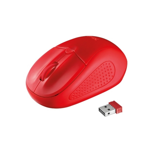 მაუსი TRUST PRIMO WIRELESS MOUSE - RED