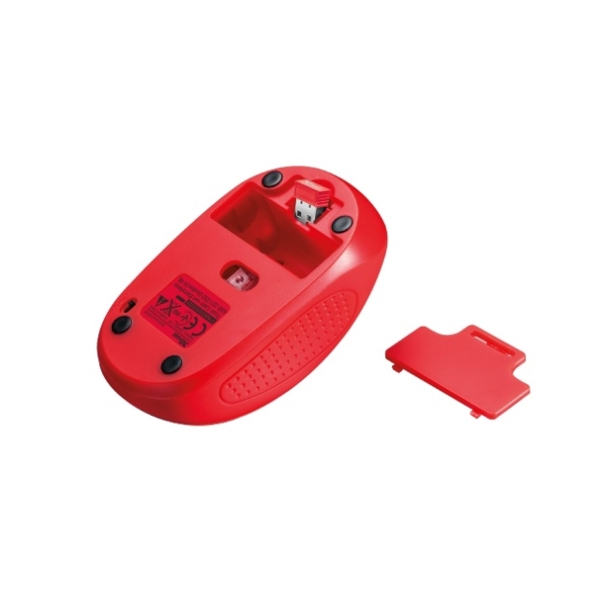 მაუსი TRUST PRIMO WIRELESS MOUSE - RED