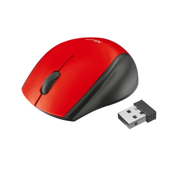 მაუსი  Trust ONI WIRELESS MICRO MOUSE - RED