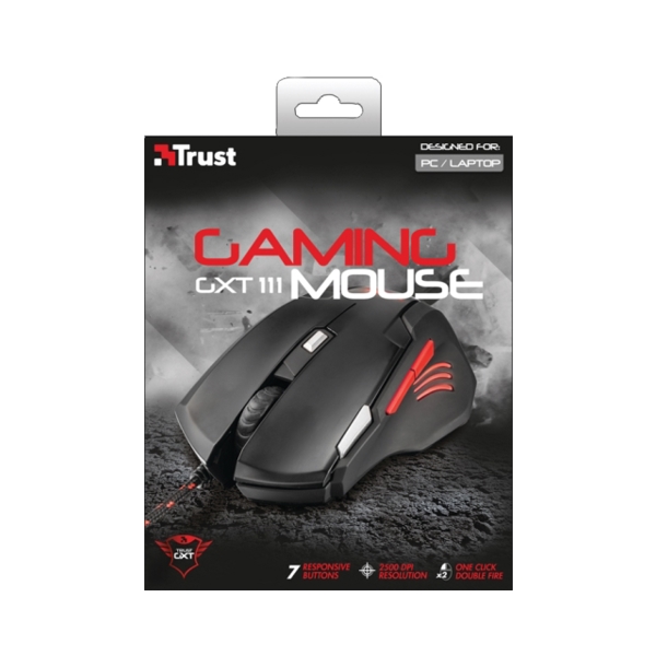 მაუსი  TRUST GXT111 GAMING MOUSE