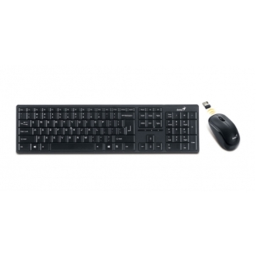 კლავიატურა GENIUS SLIMSTAR WIRELESS  8000ME   USB KEYBOARD+MOUSE