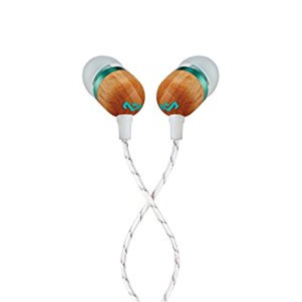 ყურსასმენი  HOUSE OF MARLEY EM-JE041-MNC SMILE JAMAICA IN-EAR HEADPHONES WITH REMOTE AND MICROPHONE (MINT)