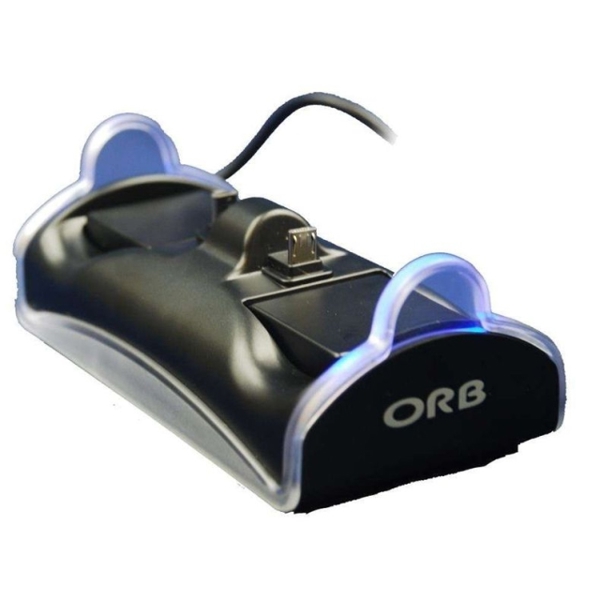 სათამაშო აქსესუარი DUAL CONTROLLER CHARGER DOCK (ORB)\PS4